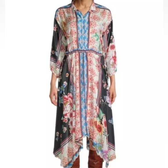 Johnny Was silk Geana Patsy dress NWT - Picture 9 of 14